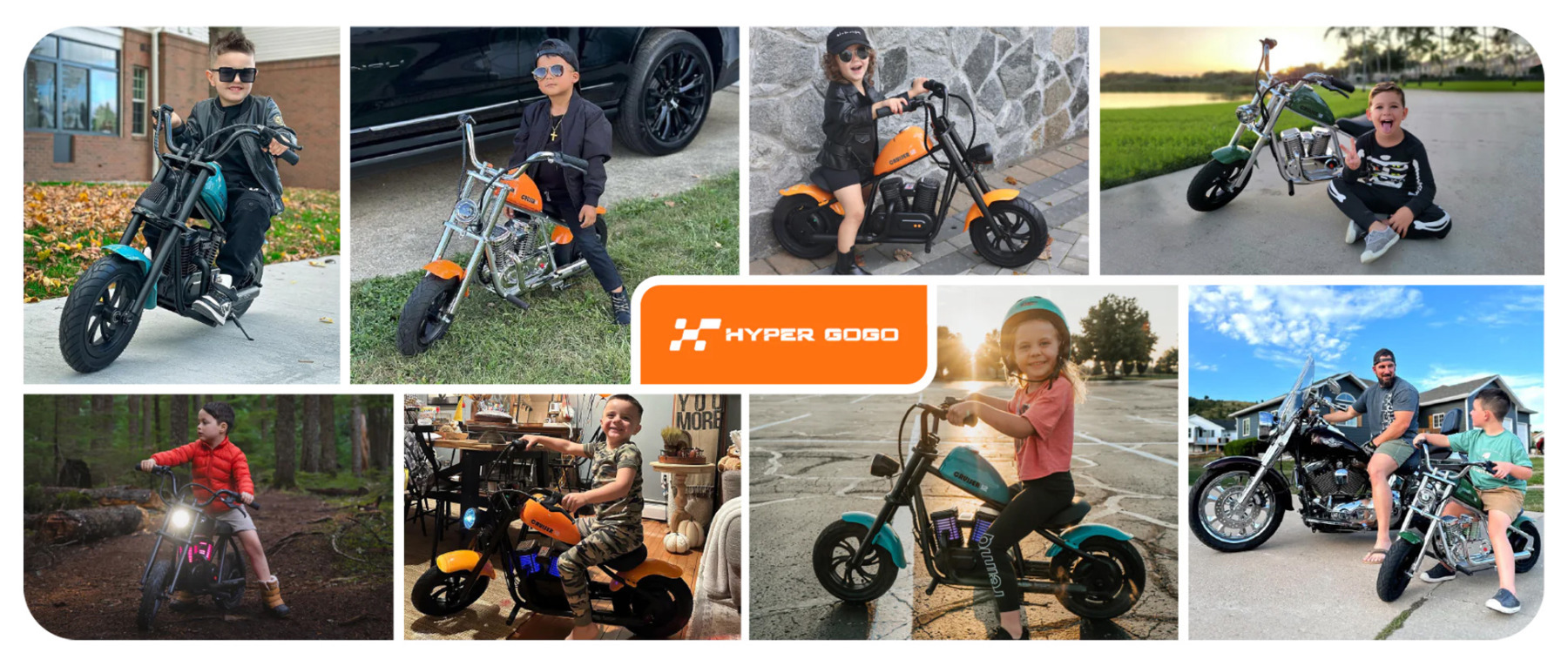 Hyper Gogo Cruiser 12 Plus dětská elektrická motorka Chopper